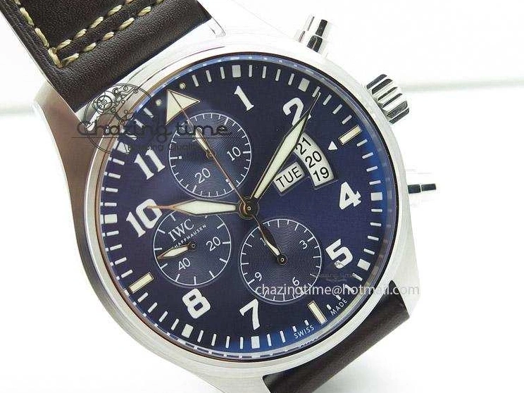 MIROTIME 0508 Pilot Chrono 377706 “Le Petit Prince” V6F Best Edition Blue Dial on Brown Leather Strap A Colorful 7387